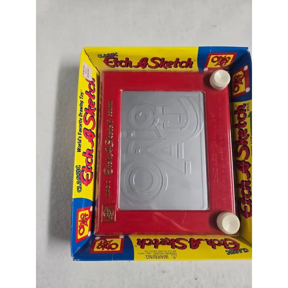 Classic Etch A Sketch Red Drawing Toy By Ohio Art # 505 From‎ 2001